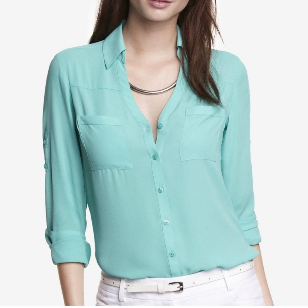 Seafoam green portofino shirt